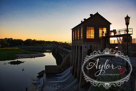 Lake Overholser Dam at Sunset (IMG_3722)