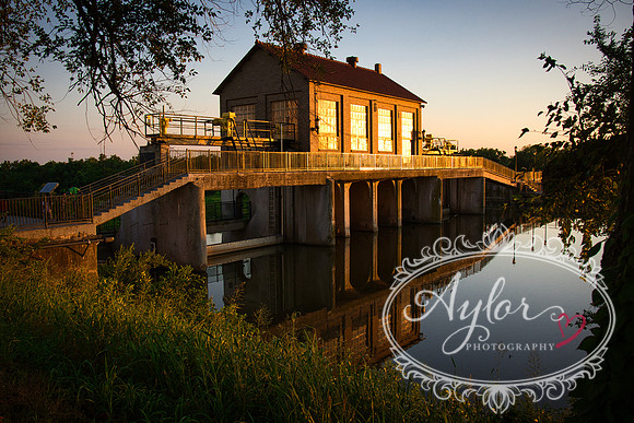 Lake Overholser Dam at Sunset (IMG_3749)