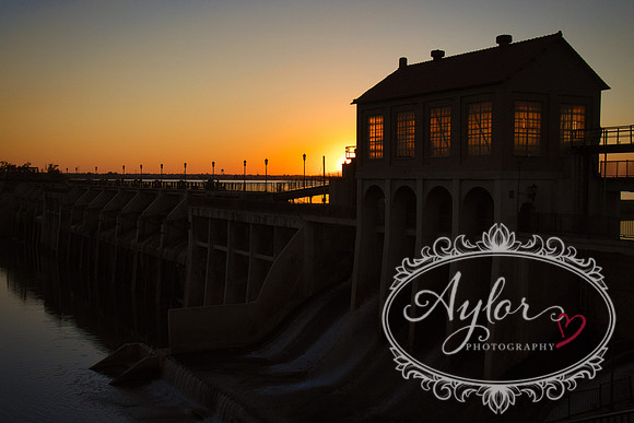 Lake Overholser Dam at Sunset (IMG_3764)