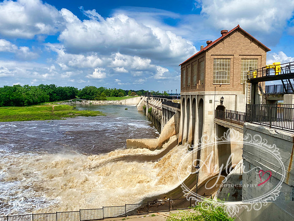 Lake Overholser Dam - Water Release (IMG_4474