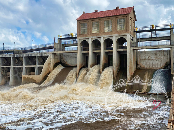 Lake Overholser Dam - Water Release (IMG_4524)